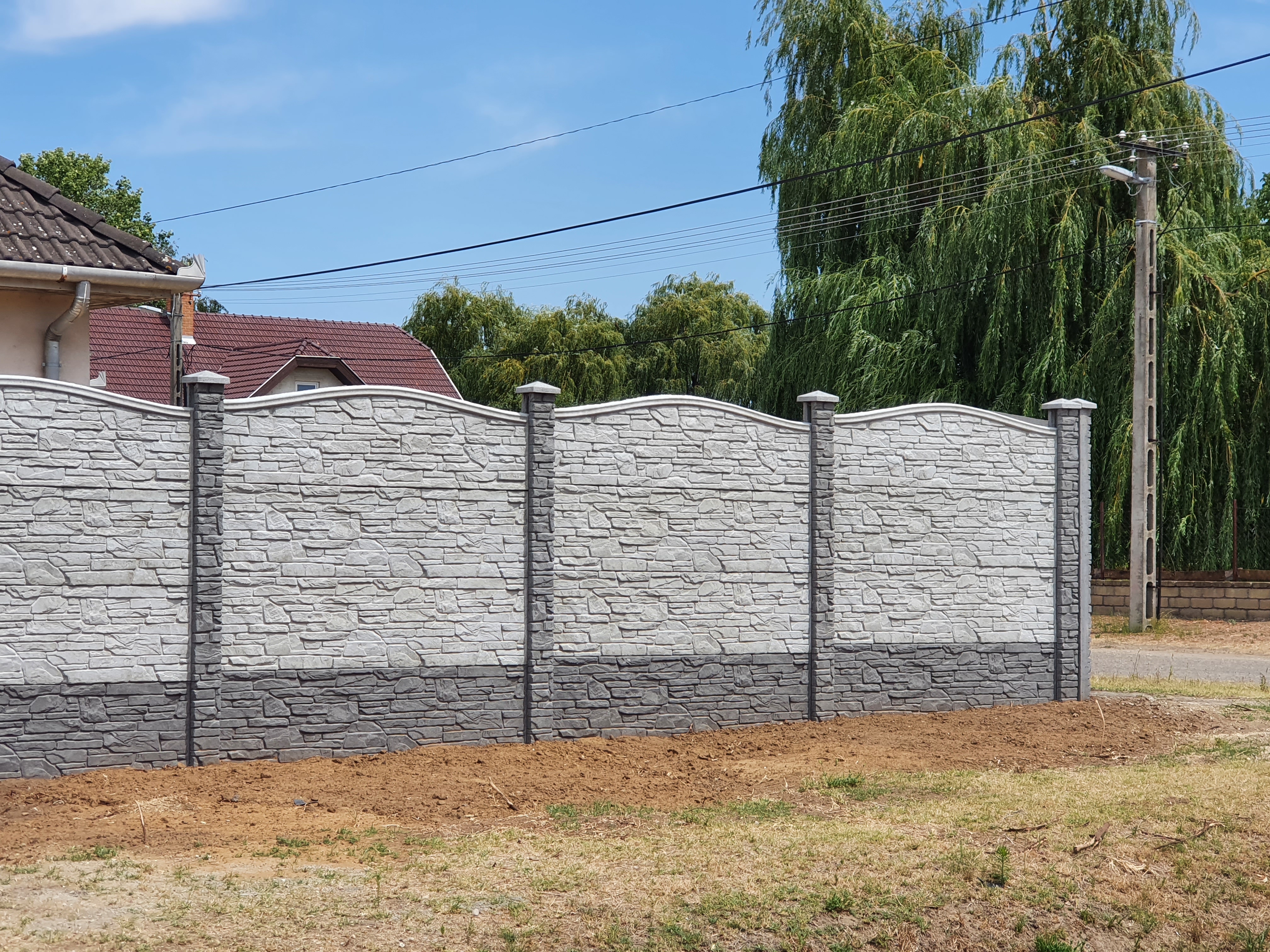 Szürke + antracit vegyes telepítés