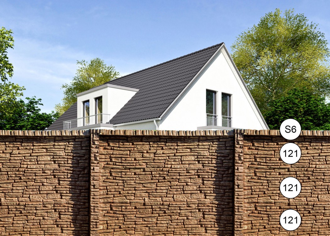 Új, sűrű tört kő minta