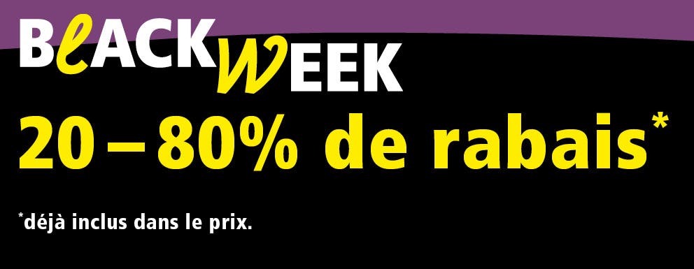 Soldes Black Week linge-de-lit.ch