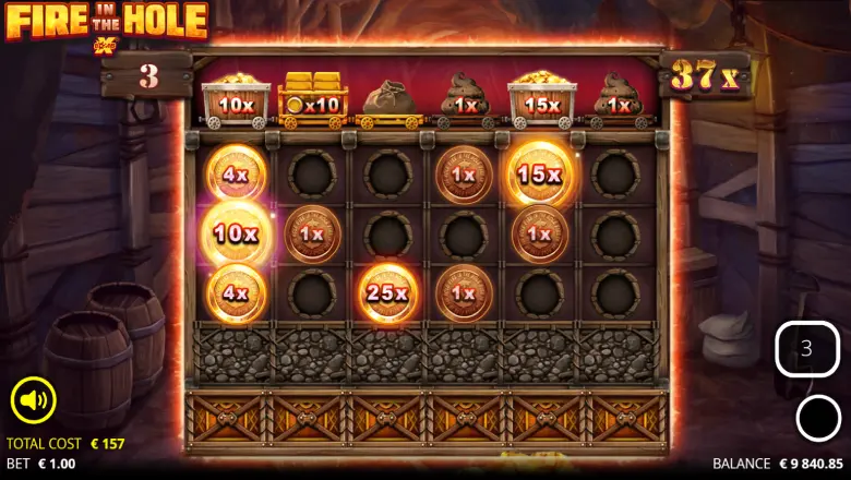 fire in the hole bonus round