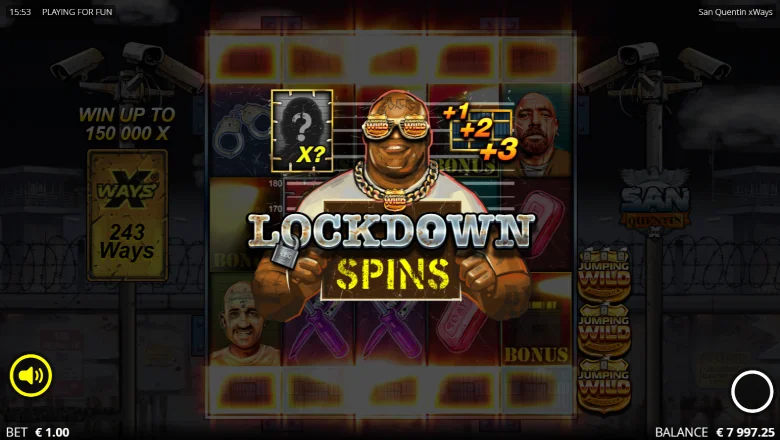 San quentin Lockdown Spins