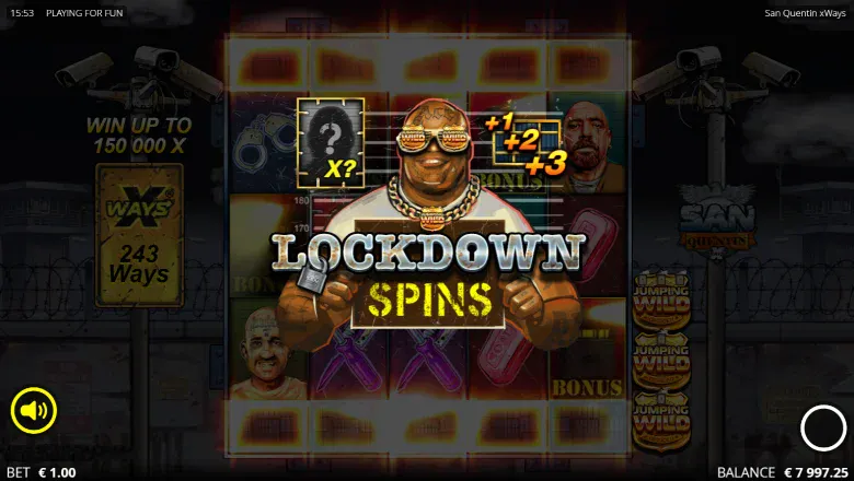 San quentin Lockdown Spins