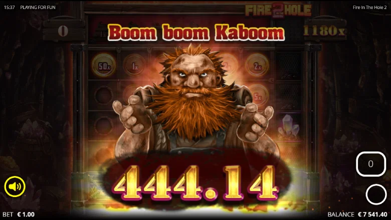 Fire in the Hole 2 Big Win