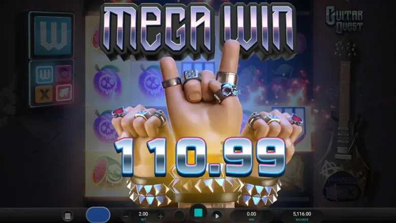 Guitar Quest Mega Win