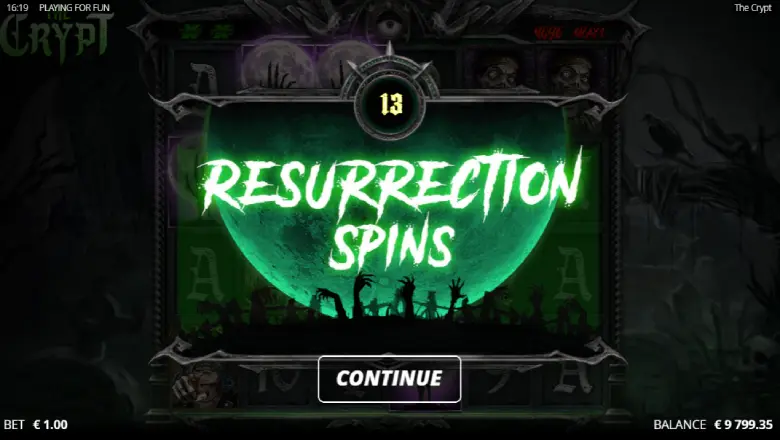 The Crypt Free Spins