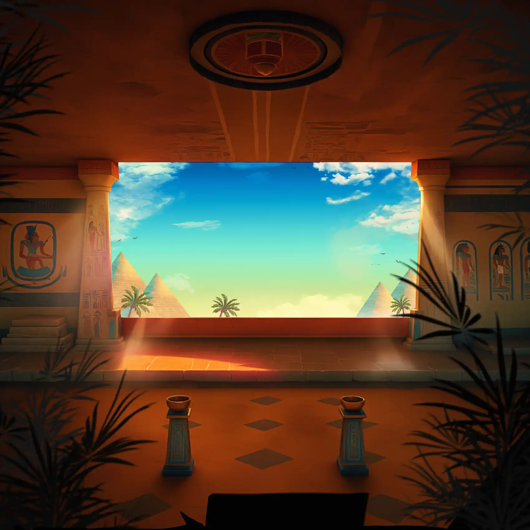 Scarab Rising Megaways background