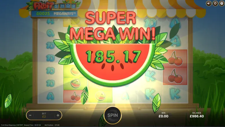 Fruit Shop Megaways Big Win