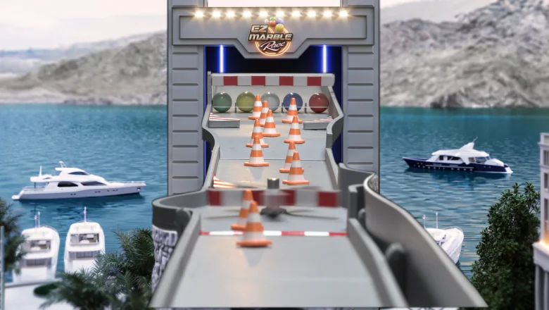 ez marble race monaco start