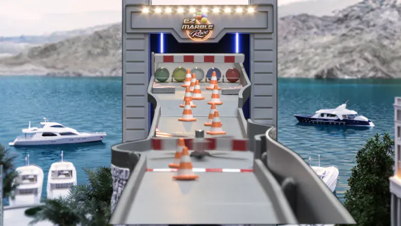 ez marble race monaco start