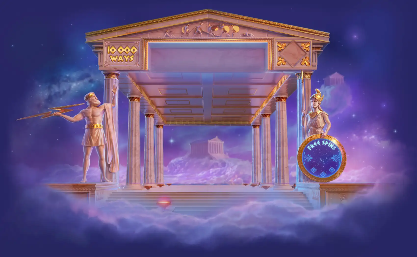 Parthenon Quest for Immortality Background