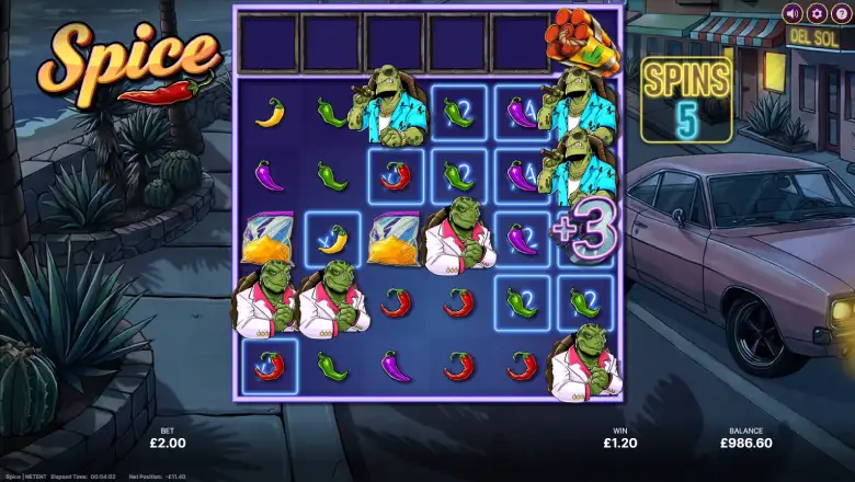Spice Free Spins