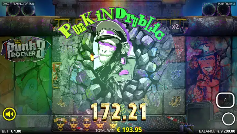 Punk Rocker 3 Big Win