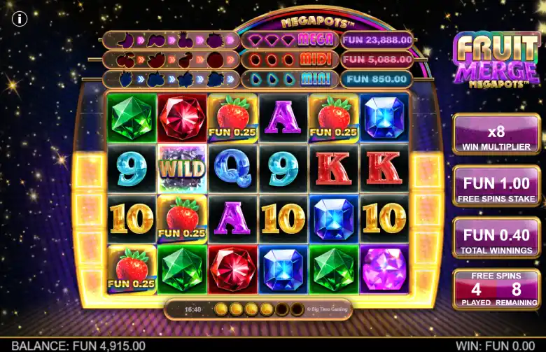 Fruit Merge Megapots Bonus Round
