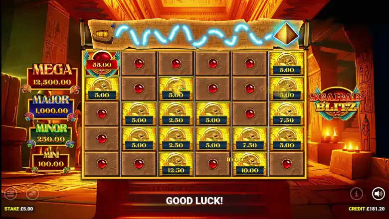 Scarab Rising Megaways scarab blitz collect