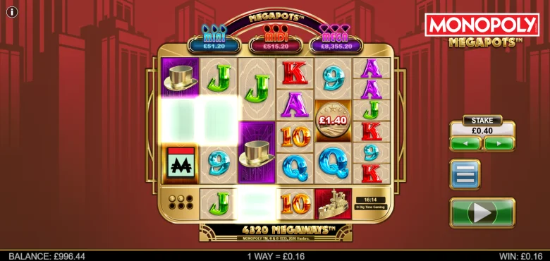Monopoly Megapots Basegame