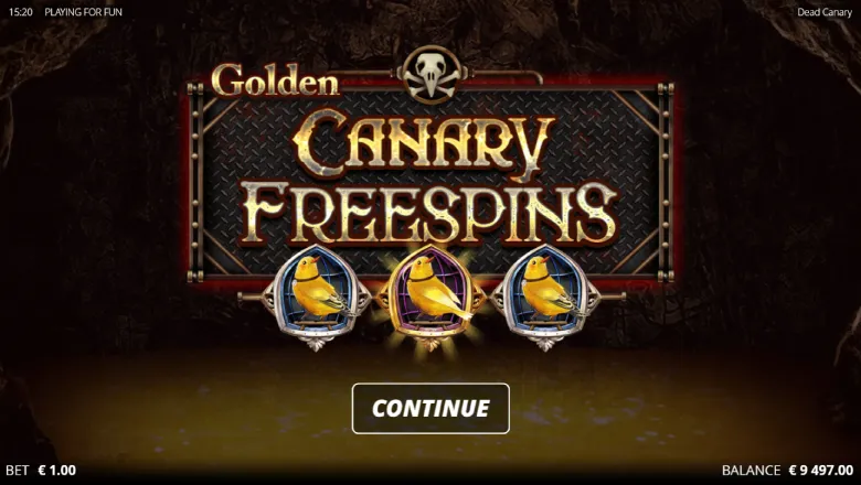 Dead Canary Free Spins