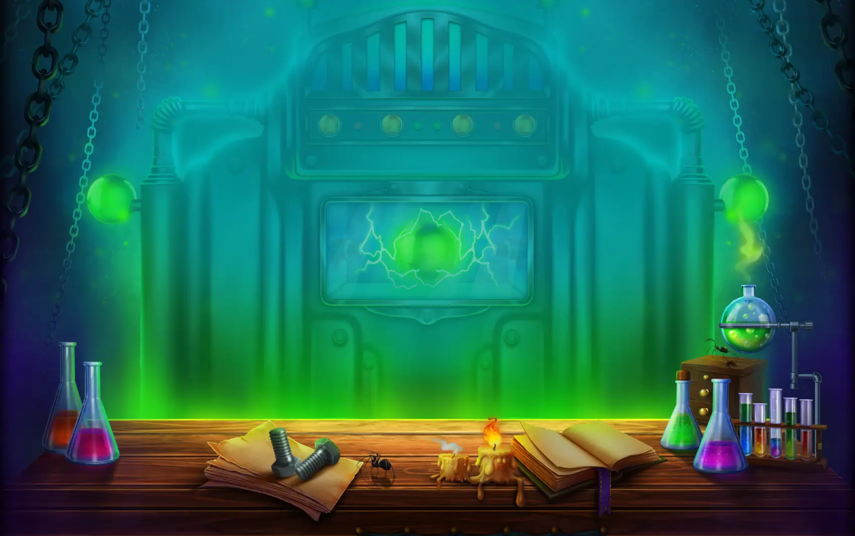 Frankenstein's Fortune Background
