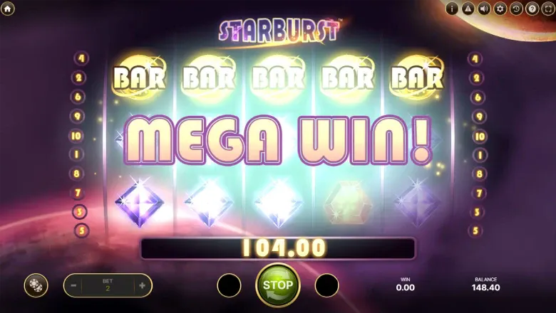 starburst Mega Win