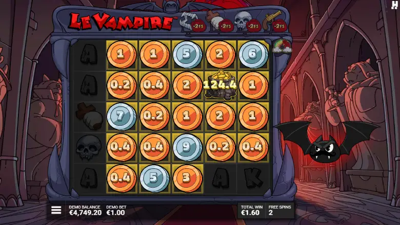 Le Vampire Free Spins