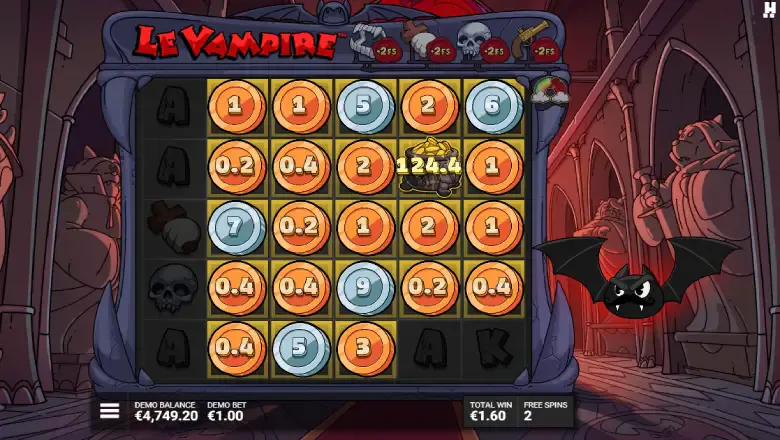 Le Vampire Free Spins