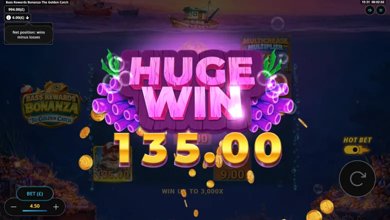 Bass Rewards Bonanza The Golden Catch Big Win