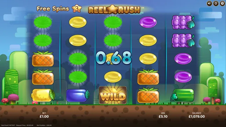 Reel Rush Free Spins