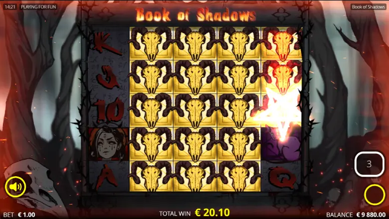 Book of Shadows Free Spins