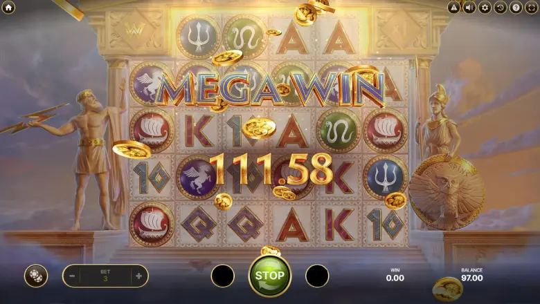 Parthenon Quest for Immortality Mega Win