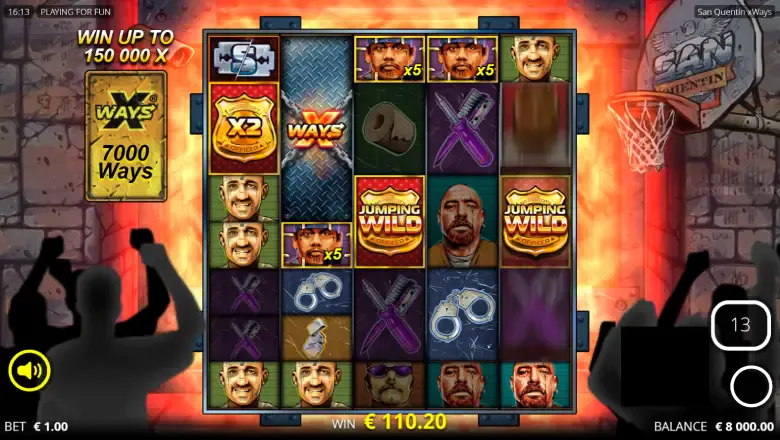 San Quentin Bonus Round Gameplay