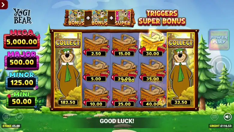 Yogi Bear base game dual collect