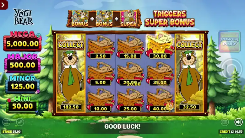 Yogi Bear base game dual collect