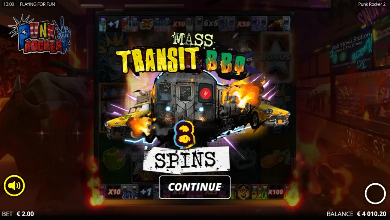 Punk Rocker 2 Free Spins