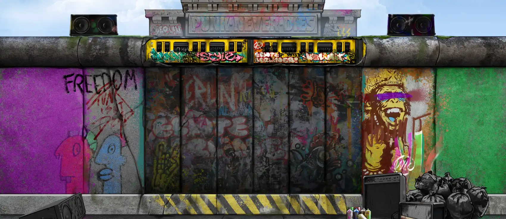 Punk Rocker 3 Background