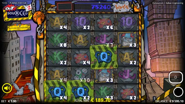 Outsourced 2 Free Spins