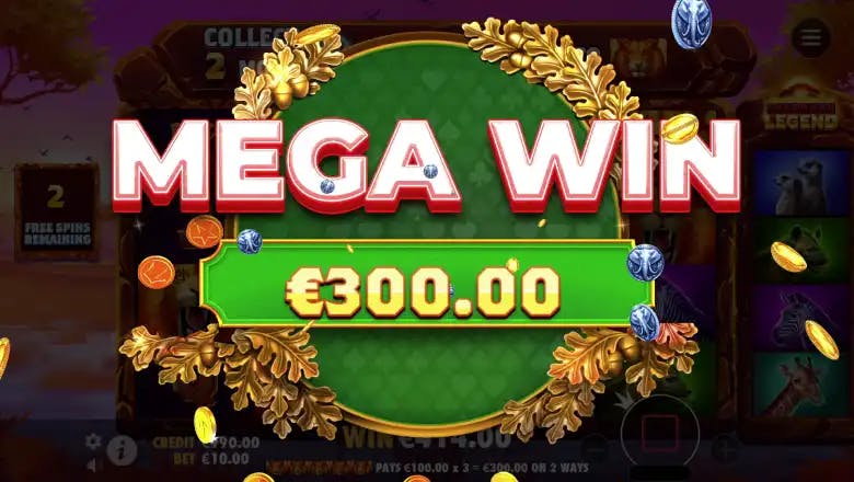 Savannah Legend Mega Win