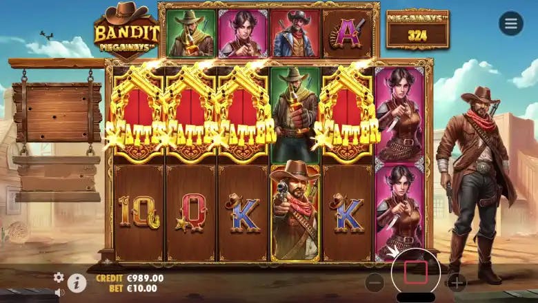 Bandit Megaways Scatter