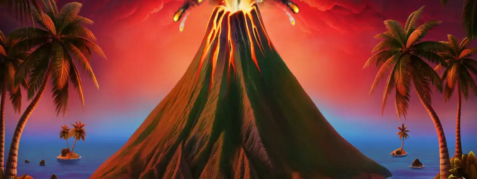 Volcano Goddess background