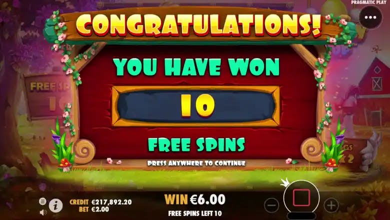 Chicken Drop Free Spins