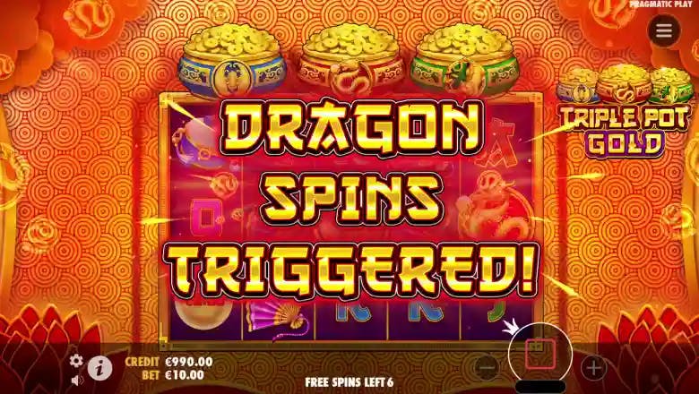 Triple Pot Gold Dragon Bonus