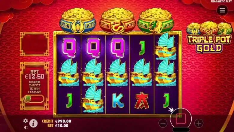Triple Pot Gold Gameplay