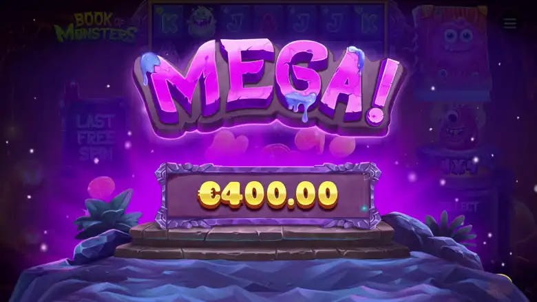 Book Of Monsters Mega win