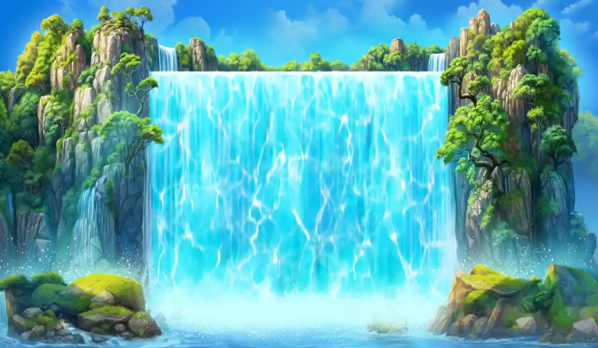 Raging Waterfall Megaways Background