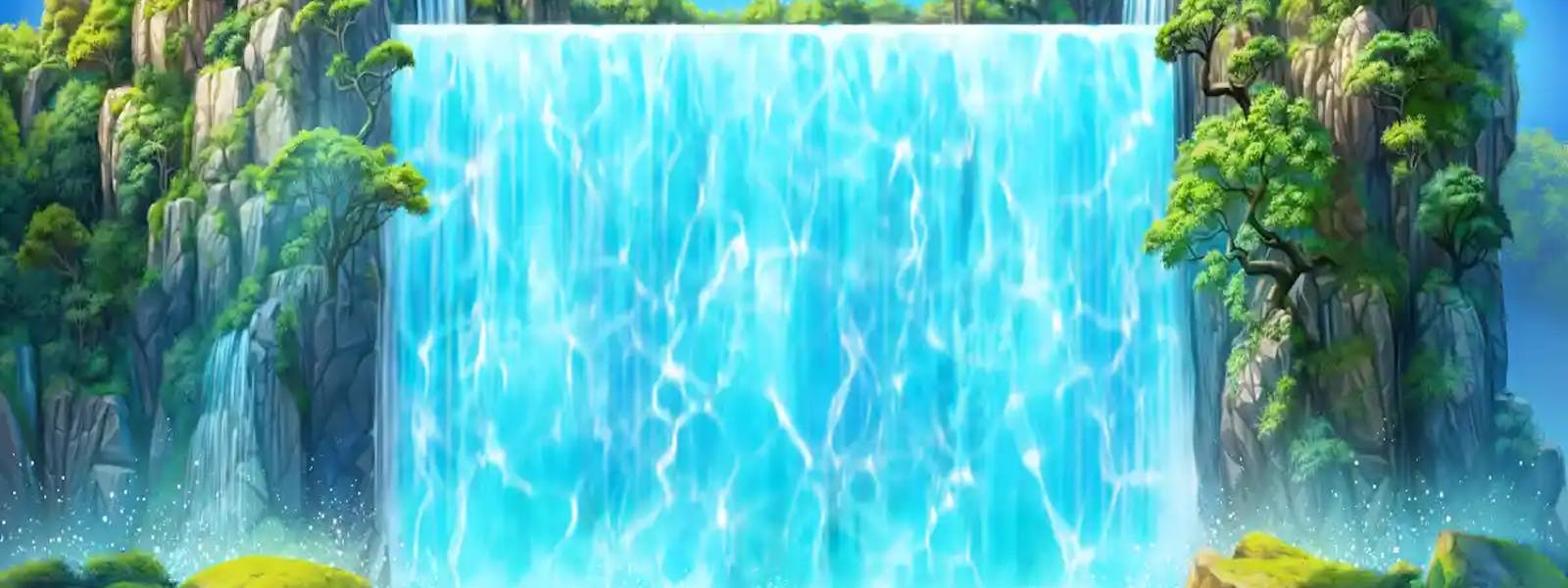 Raging Waterfall Megaways Background