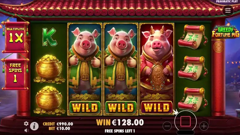 Greedy Fortune Pig Bonus Round