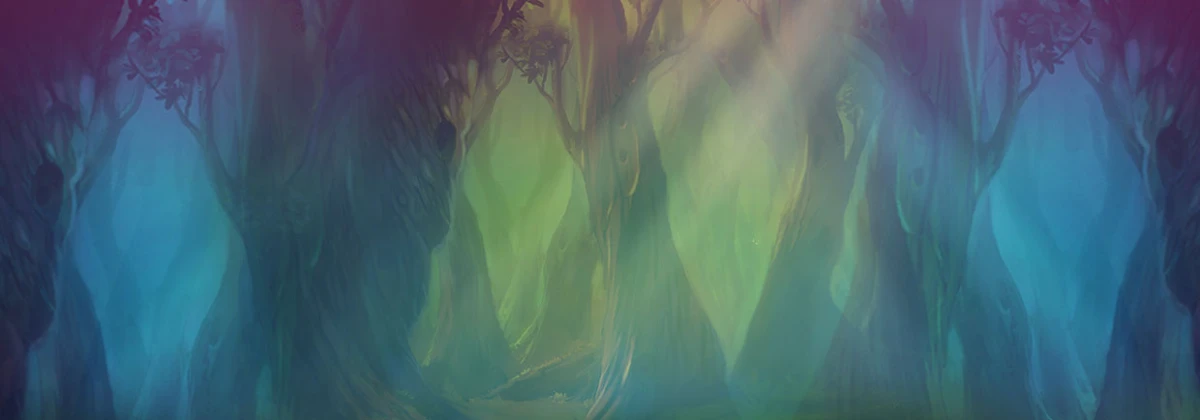 unicorn forest slot background