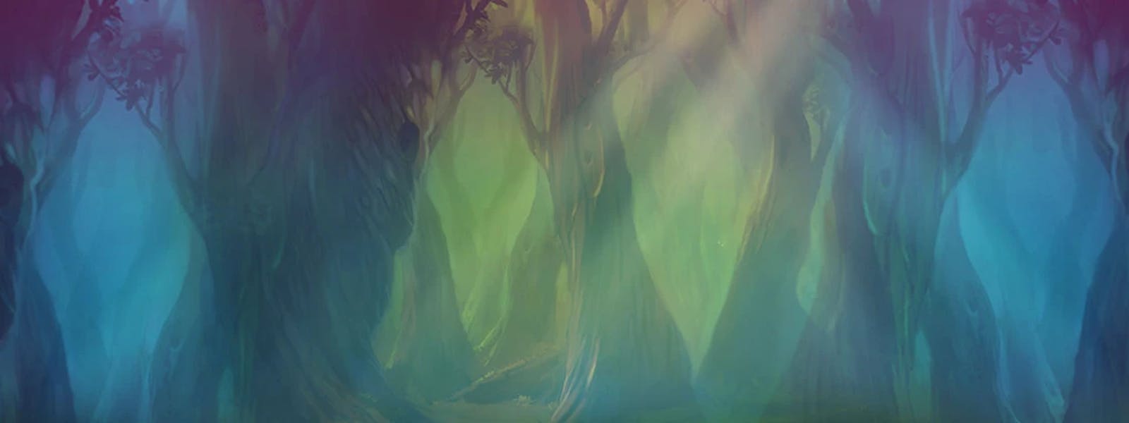 unicorn forest slot background