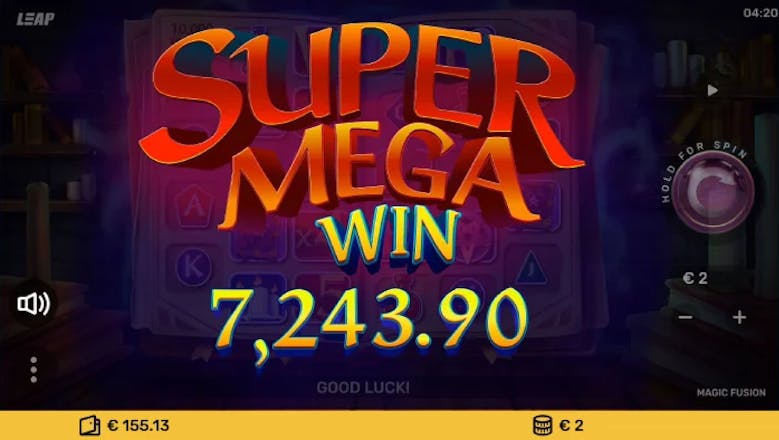 magic fusion slot super mega win