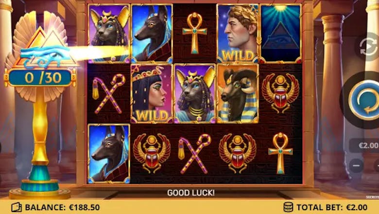 secrets of the nile 2 slot scatter