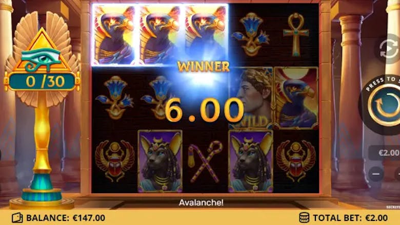 secrets of the nile 2 win
