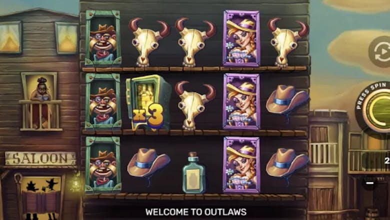 outlaws slot leap gaming basegame